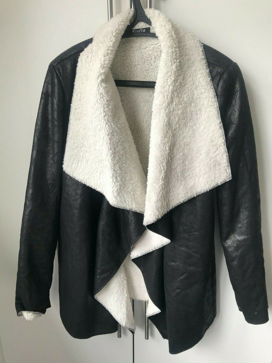 Black Jacket with wooly lining 
