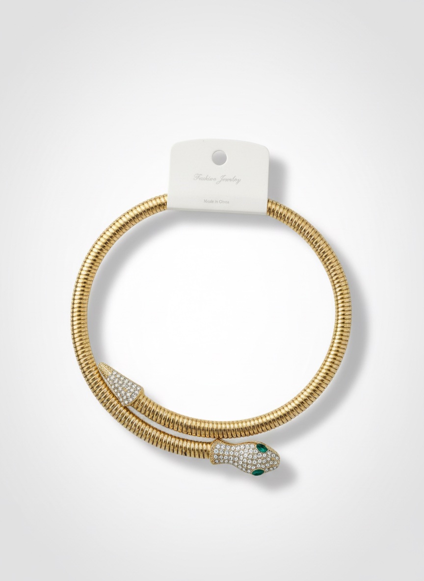 Collier  en forme  de serpent