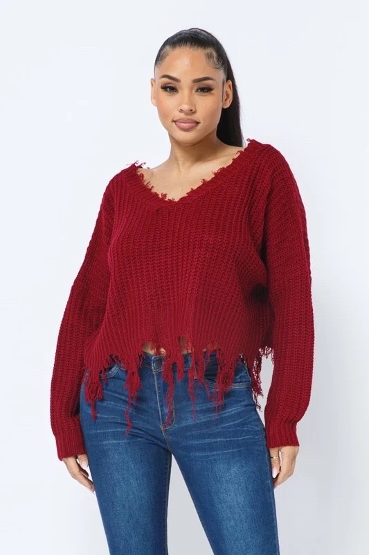 Pull rouge