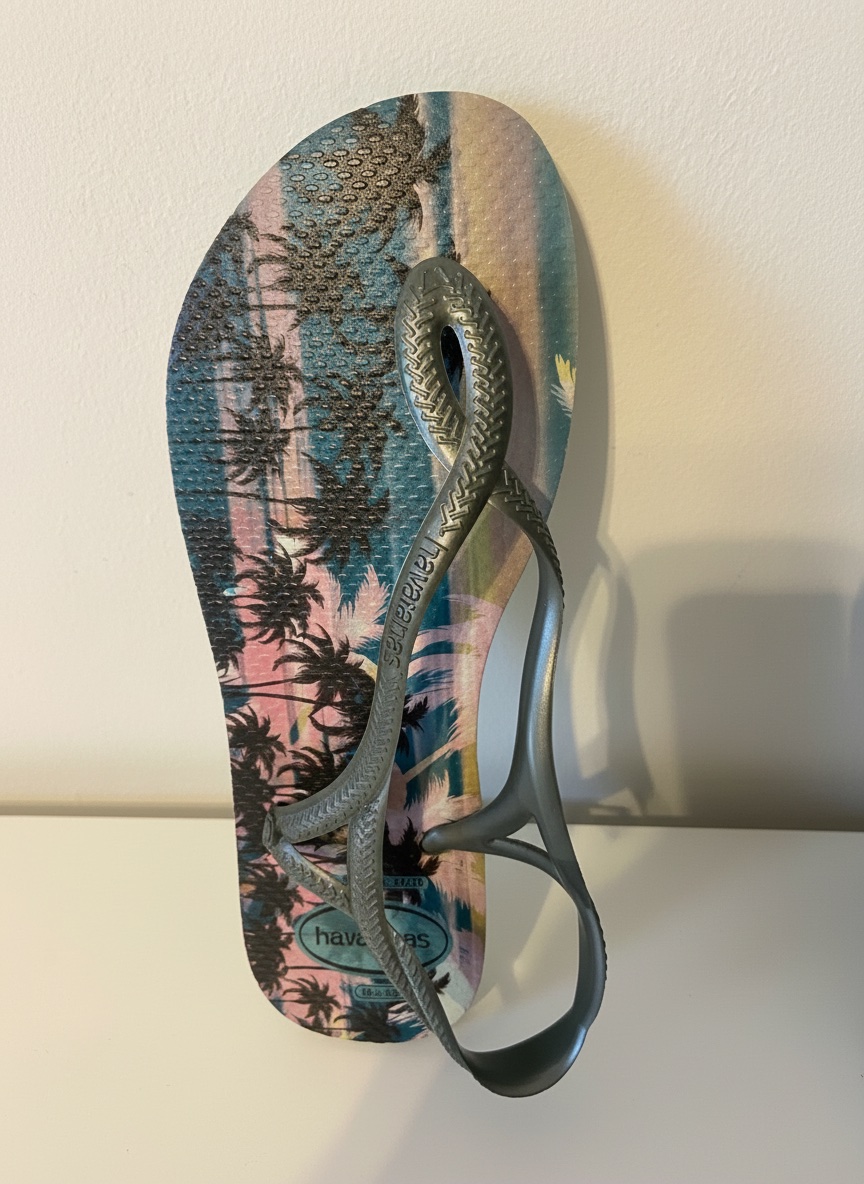 Claquettes Havaianas en très bon état, pointure 37/38