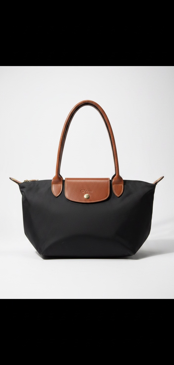 Sac Longchamps Moyenne taille vert millitaire foncée 
