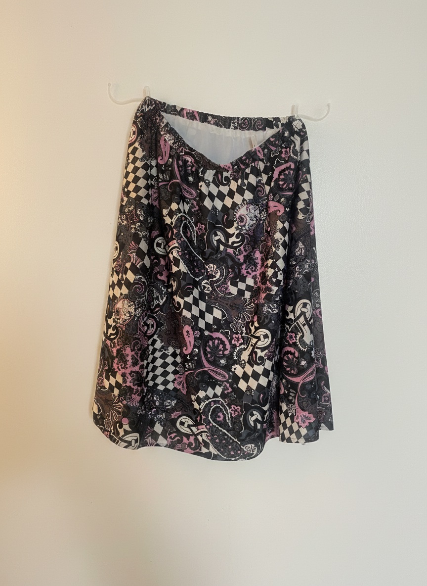 Juppe en satin multicolore jdayid taille 44