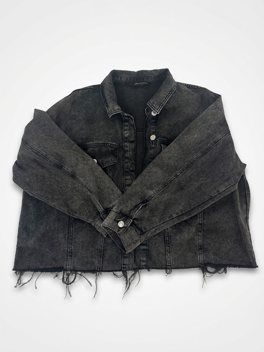 Gilet jean noir 