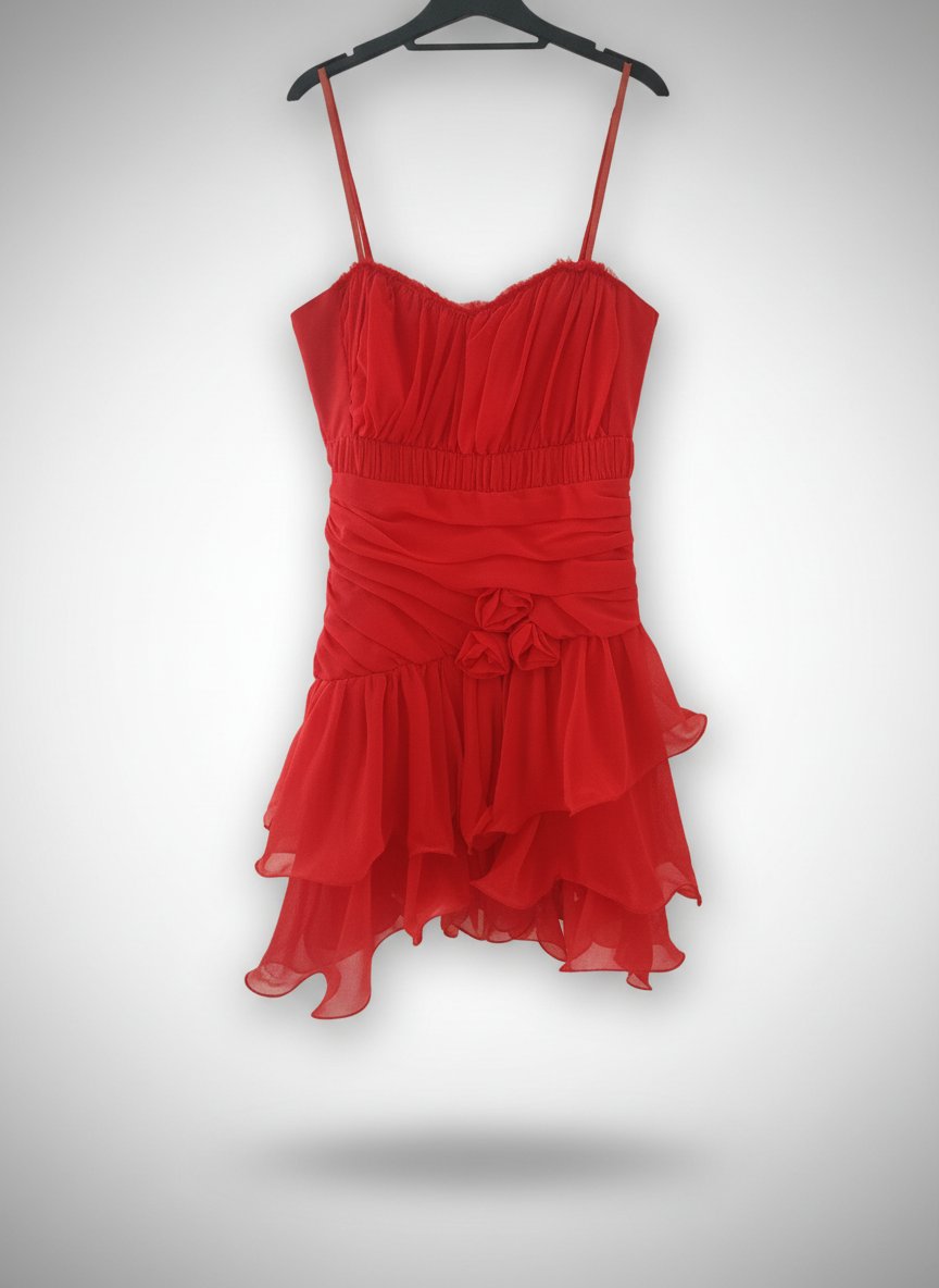 Robe rouge importé de l italie marque Rinascimento 