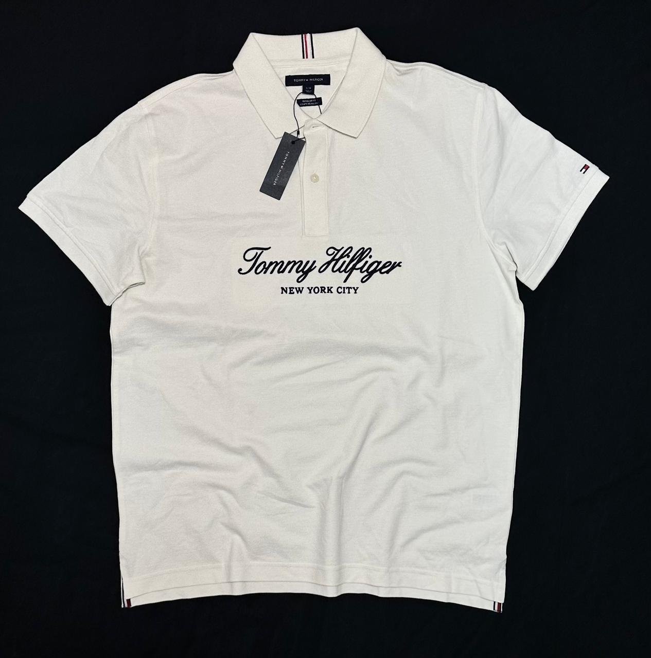 Polo Tommy Hilfiger blanc - Neuf avec étiquette