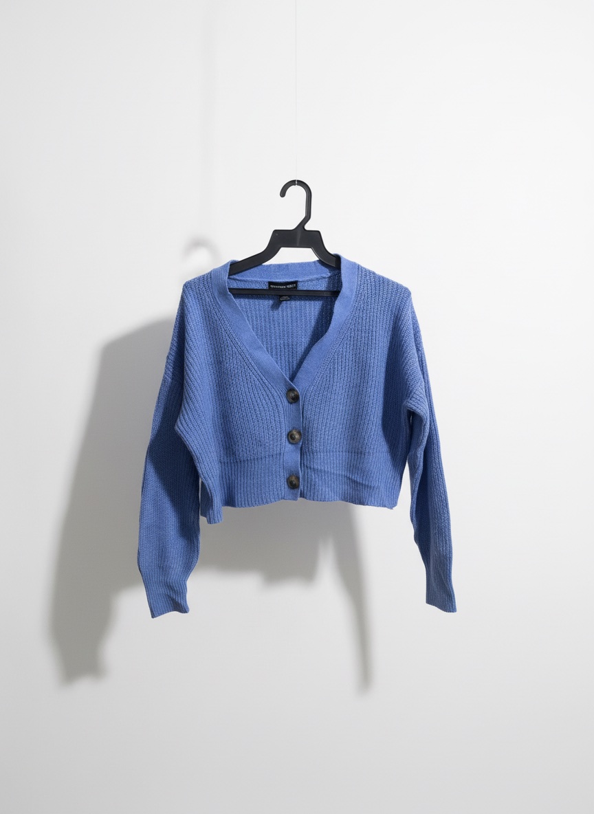 Cardigan bleu