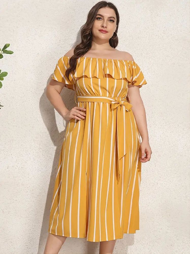 Robe avec fente