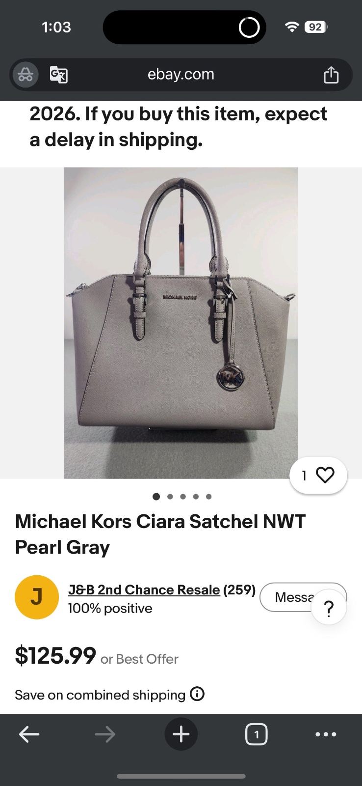 Sac michael kors authentique 