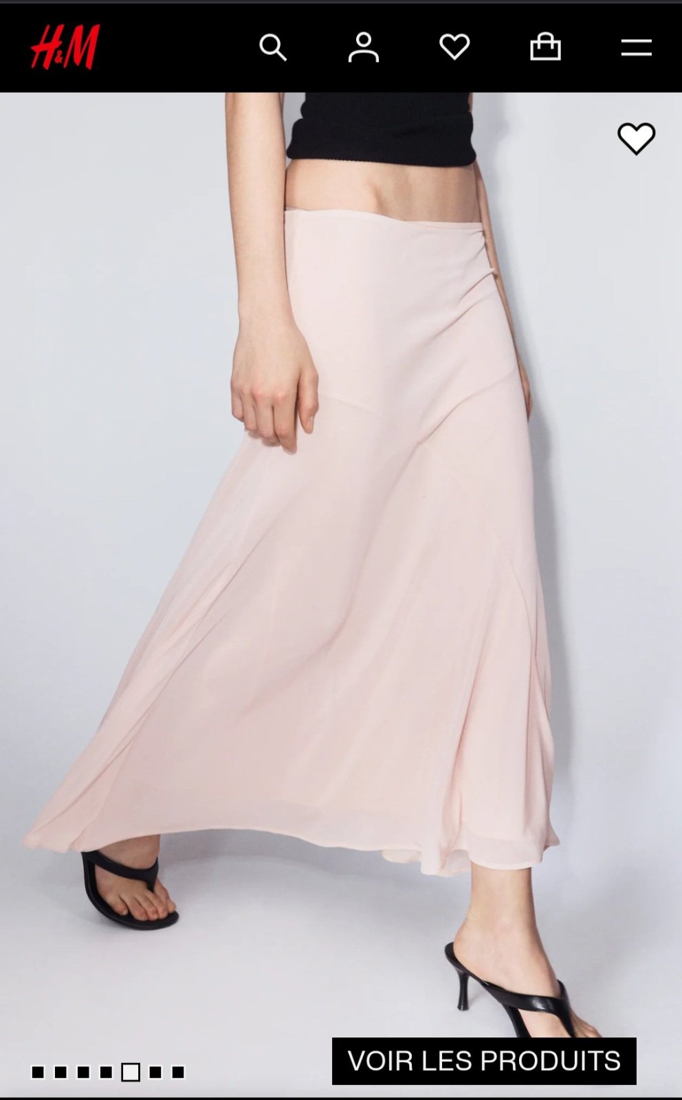 Jupe h&m  importé