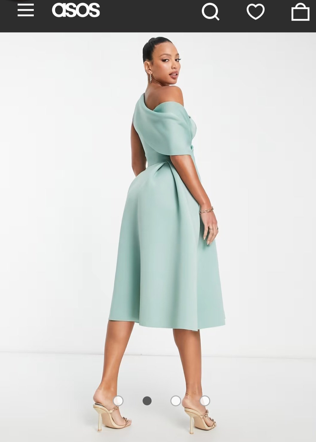 Robe vert d'eau asos