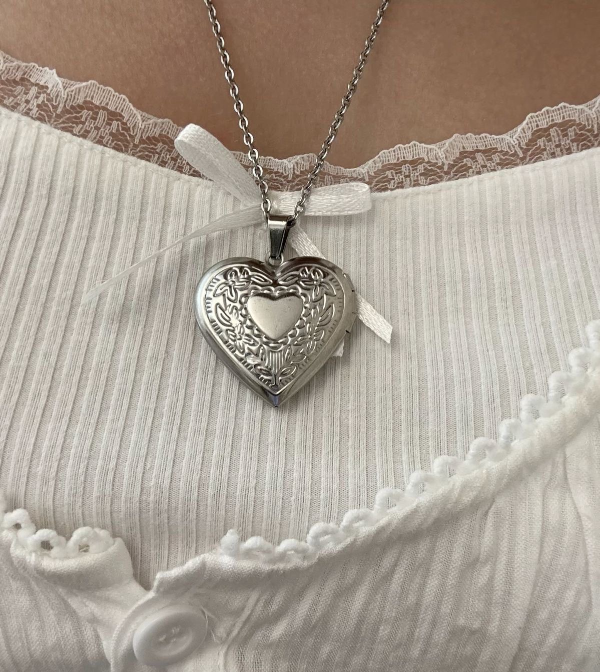 Lock it necklace (collier) acier inoxydable