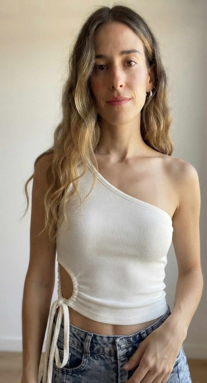 Top en blanc 