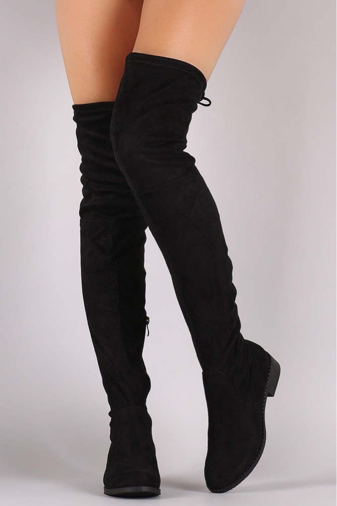 Bottes cuissardes en noir 