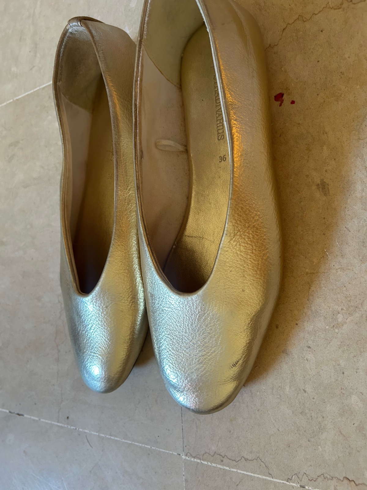 Ballerines dores