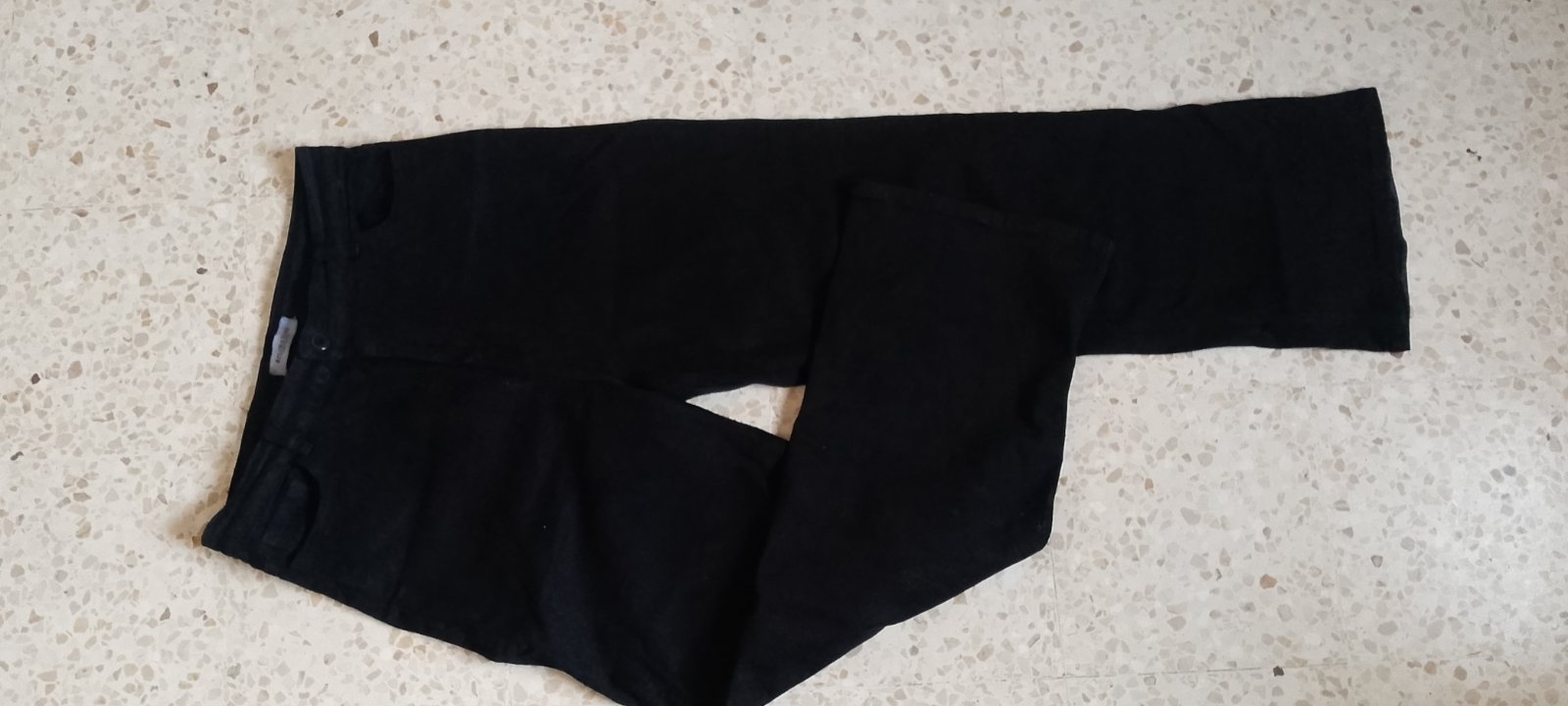 Pantalon noir large