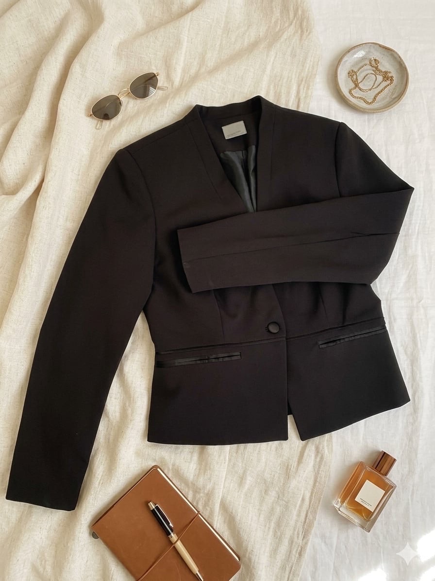 Blazer noir pour femme 