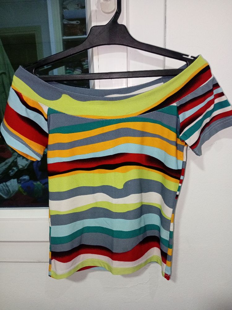 Top multicolore 