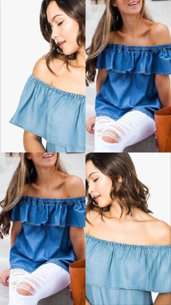 Chemise jeans