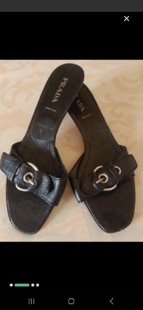 Mules Prada authentiques 