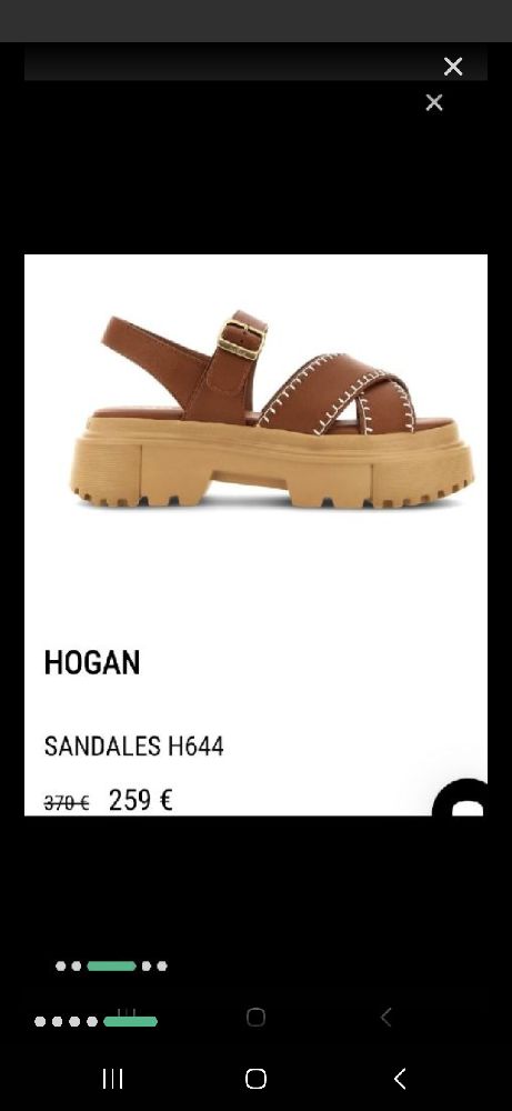 Sandales Hogan authentiques 