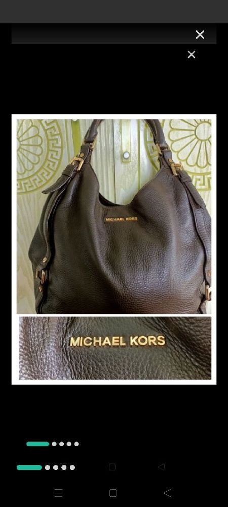 vrai cuir Michael Kors 