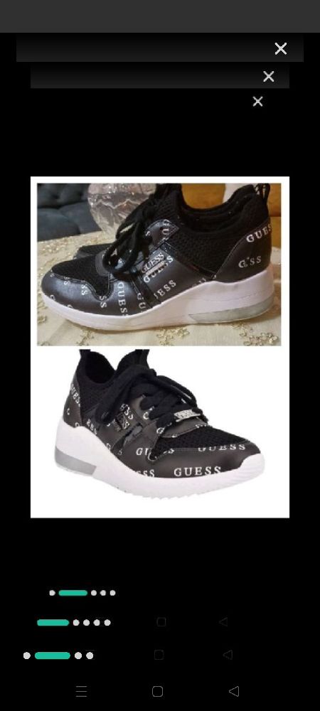 baskets compensées Guess 