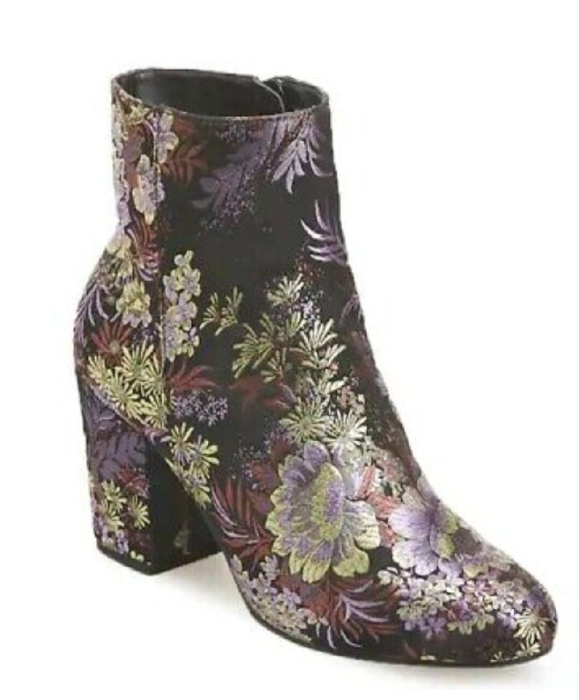Bottines florales chelsee girl