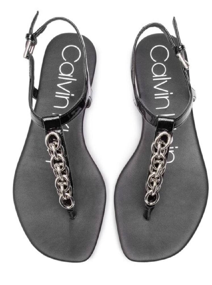 sandales cuir Calvin klein