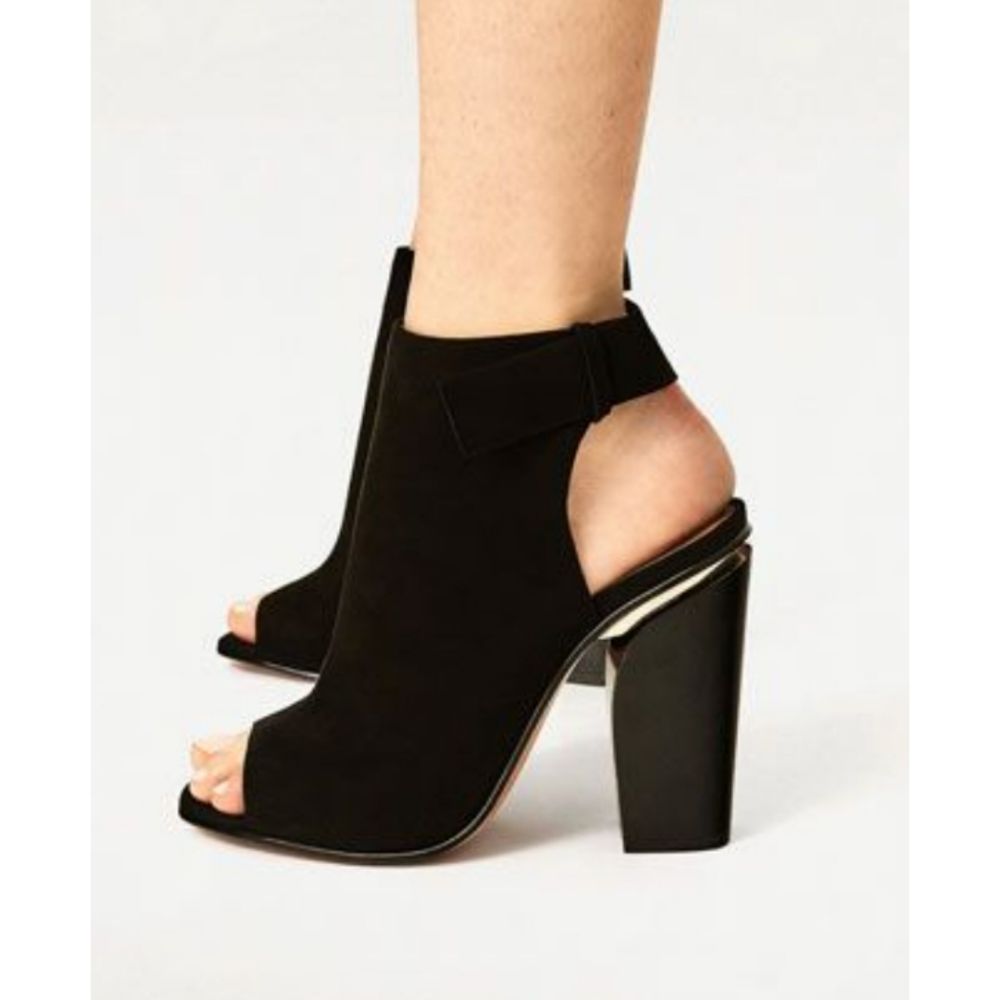Bottine open-toe