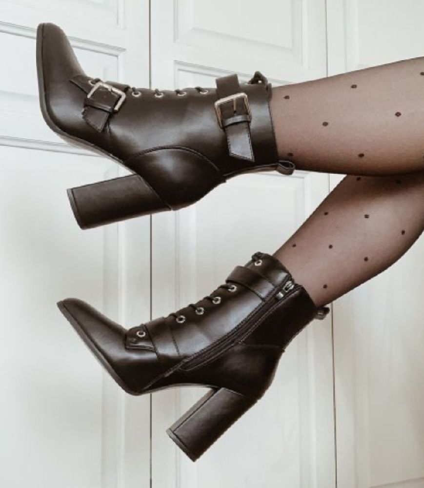 bottines à lacets 