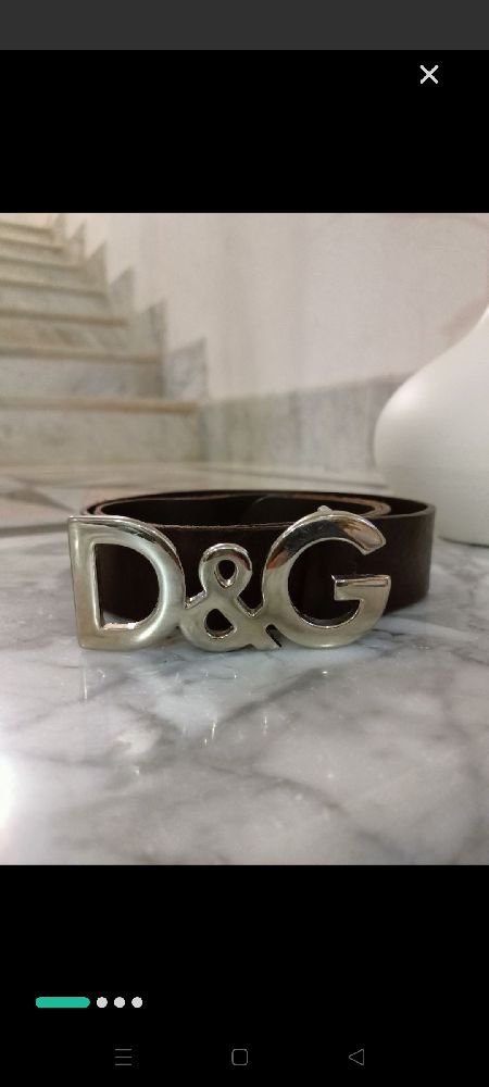 ceinture cuir D&G authentique 
