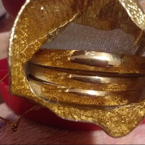 3 bracelets plaqué or