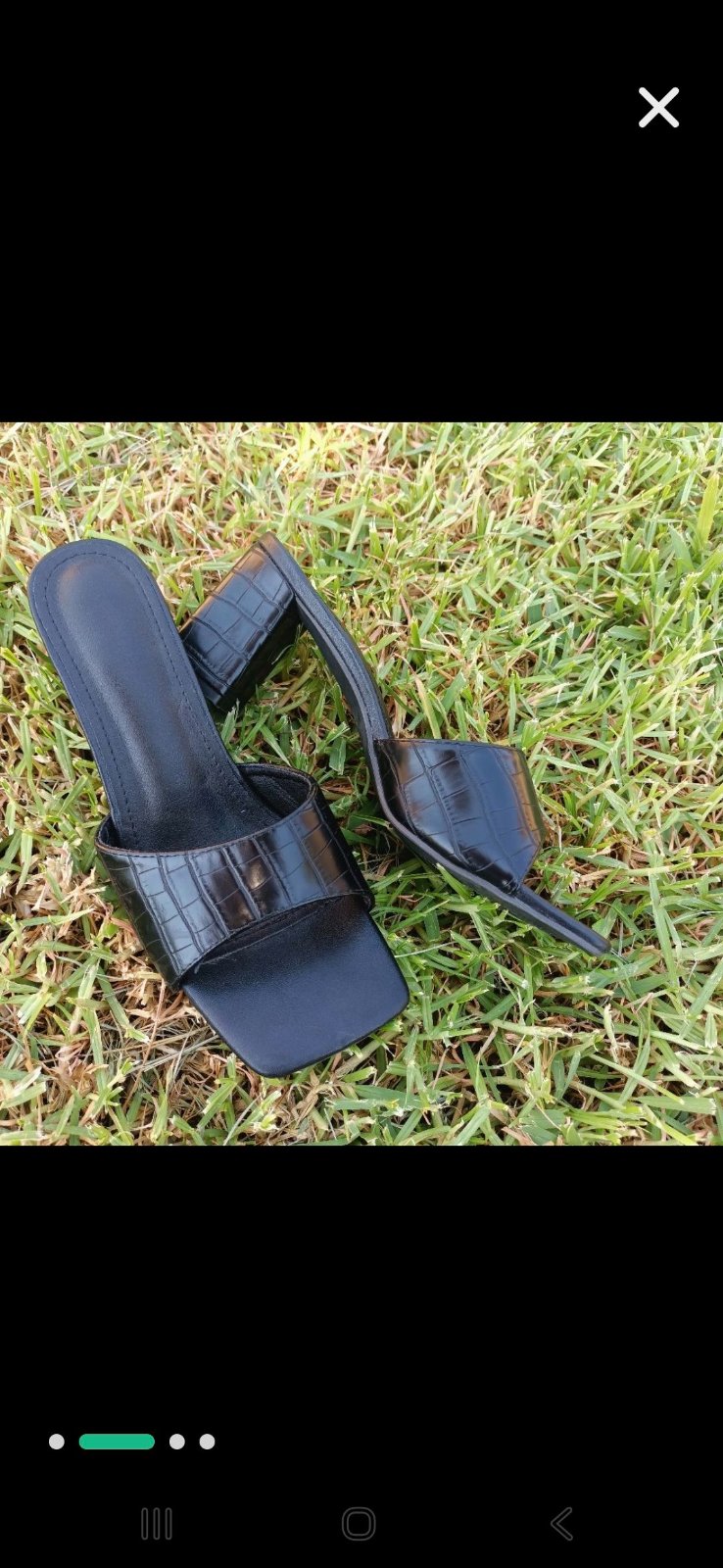 Mules effet croco