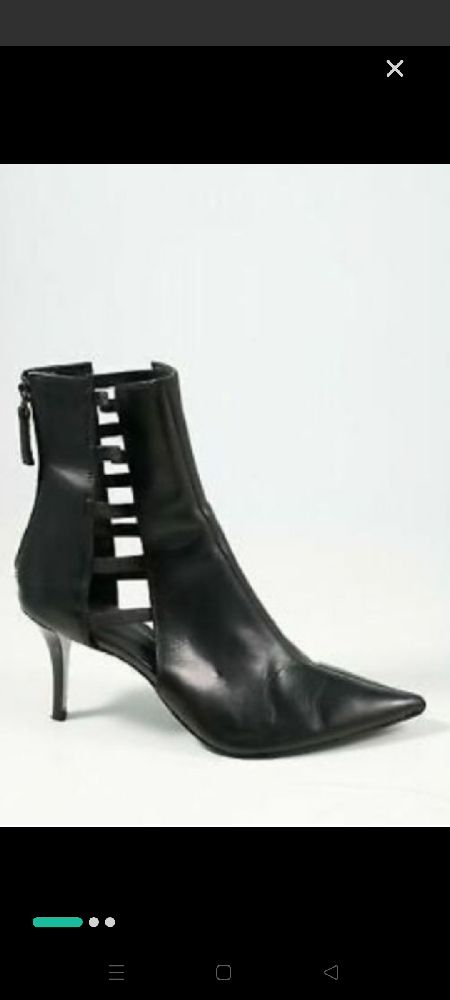 Bottines cuir Zara