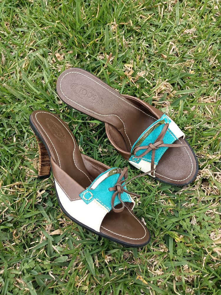 mules cuir Tod's