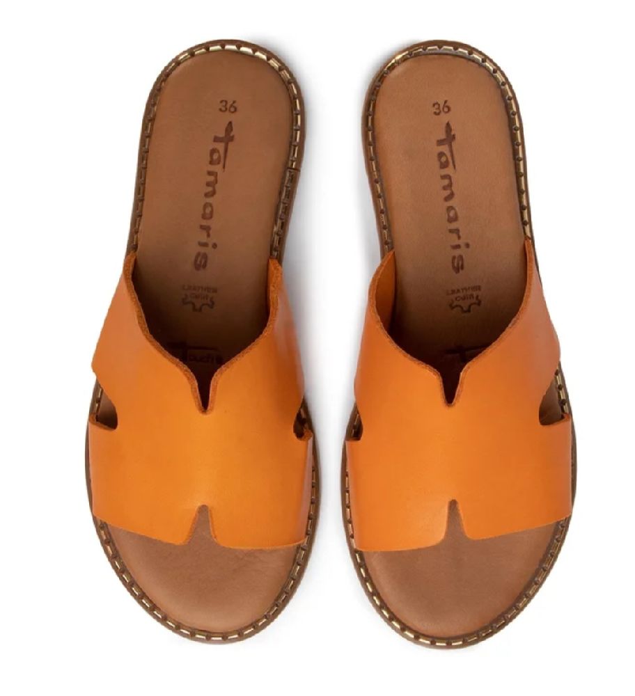 mules cuirs Tamaris tres souples