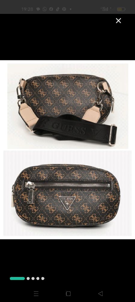 sac banane guess