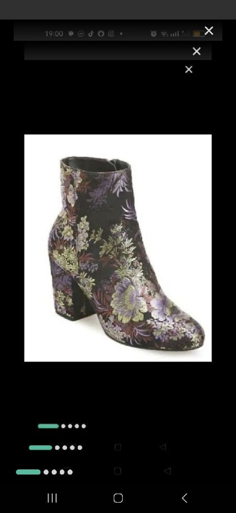 bottines florales