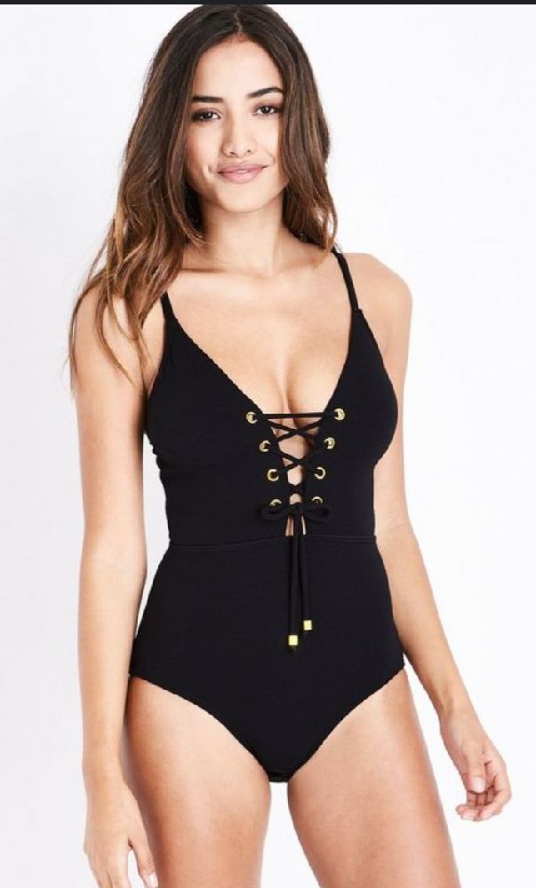maillot a lacets avant