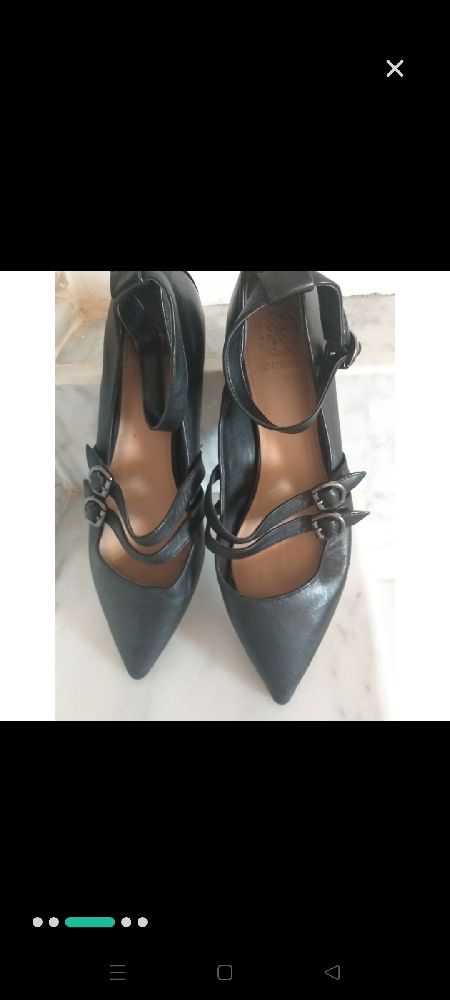 chaussures cuir Guess