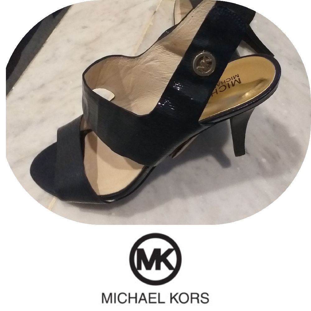 sandales à talon MK bleu nuit
