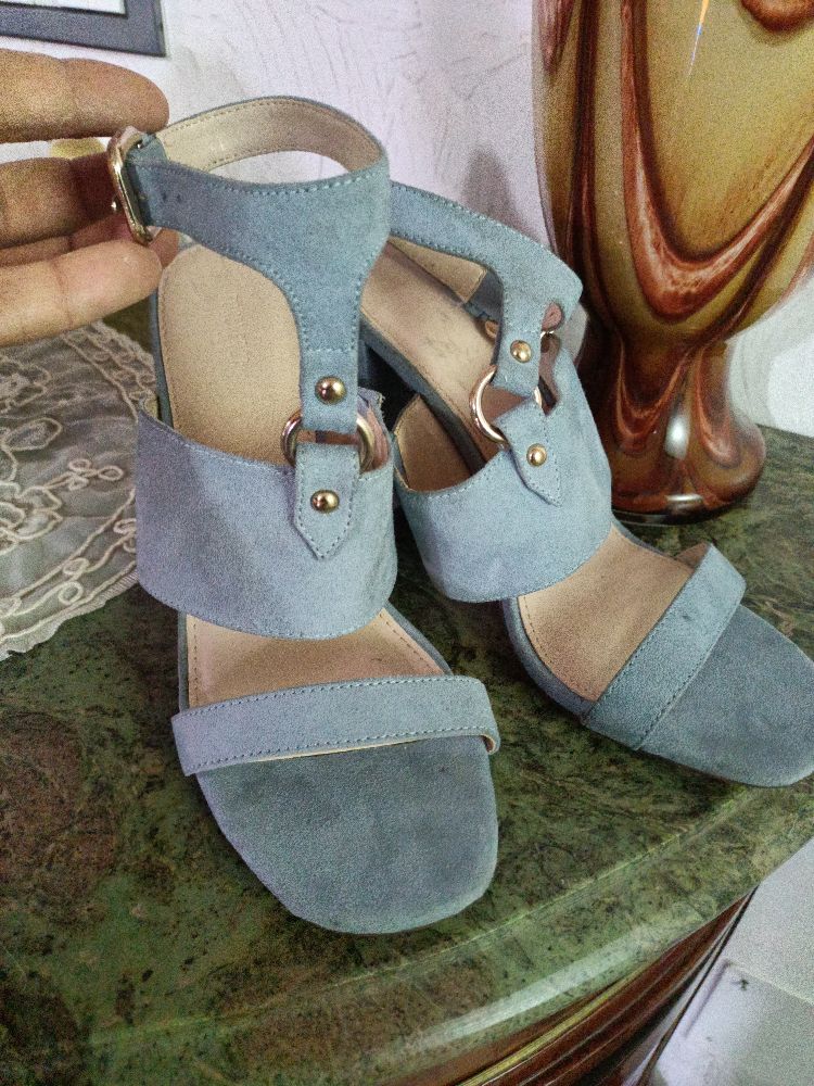 Sandales bleu jeans clair 