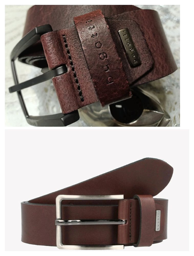 ceinture cuir pour hommes Bugatti 