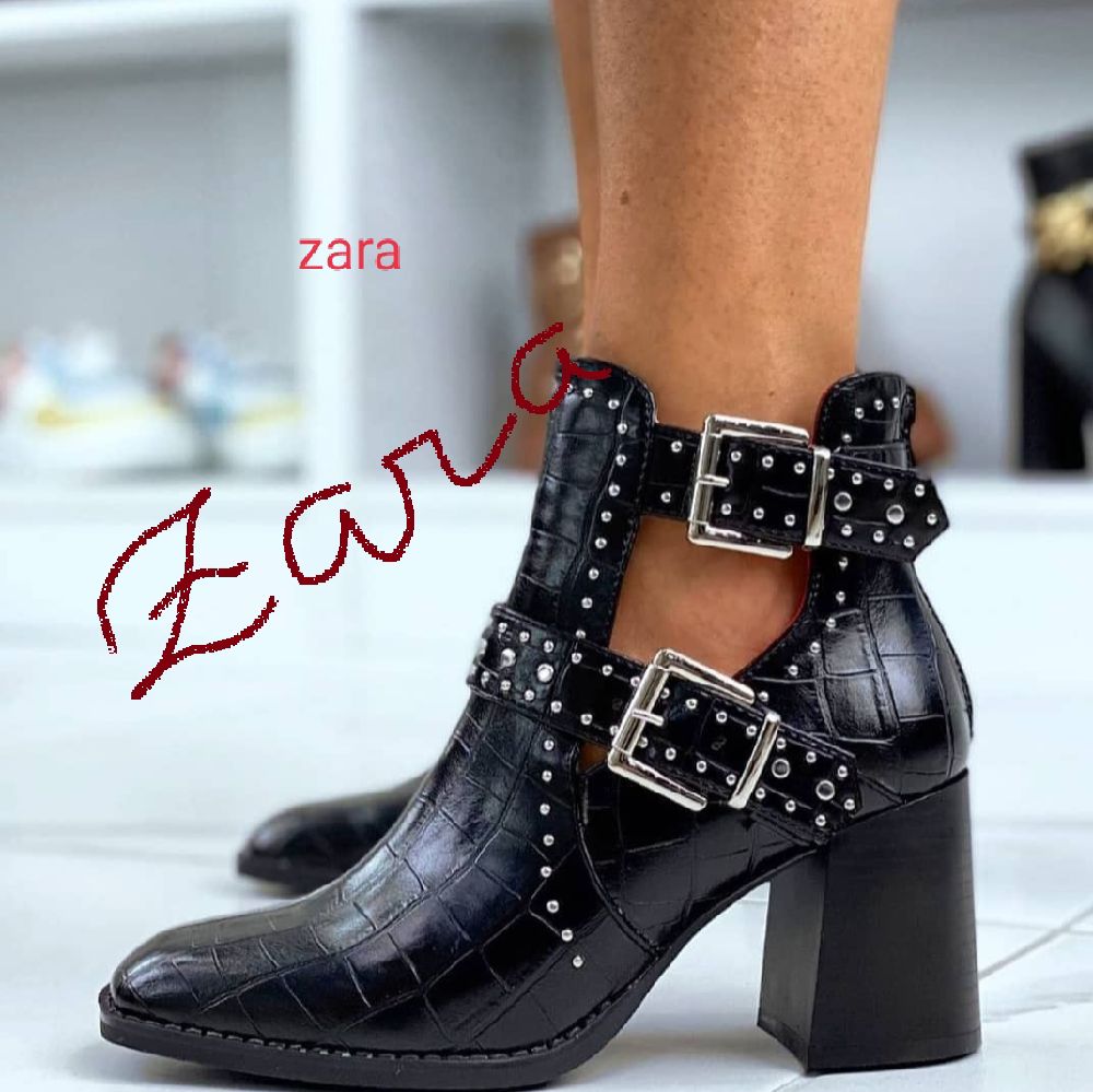 bottines cuirs zara