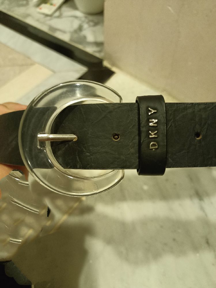ceinture cuir DKNY authentique 