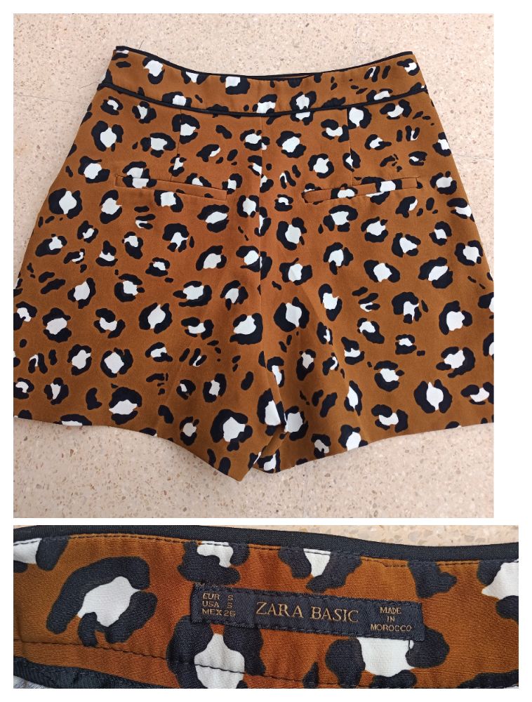 short léopard Zara
