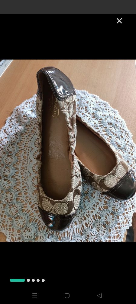 ballerines Coach excellent état 