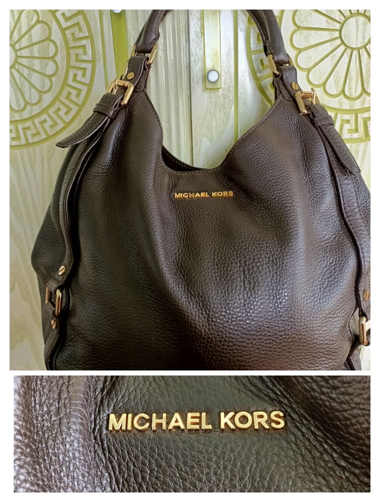 sac cuir MK authentique 