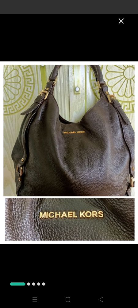 sac vrai cuir MK