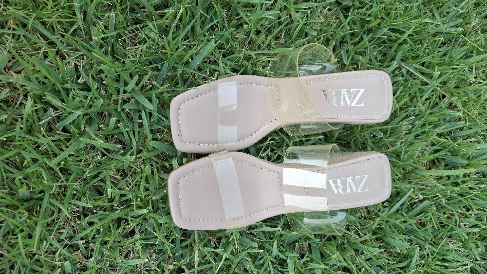 Mules compensées Zara